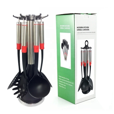 2023 utensílios de cozinha conjuntos de utensílios de nylon para cozinha profissional