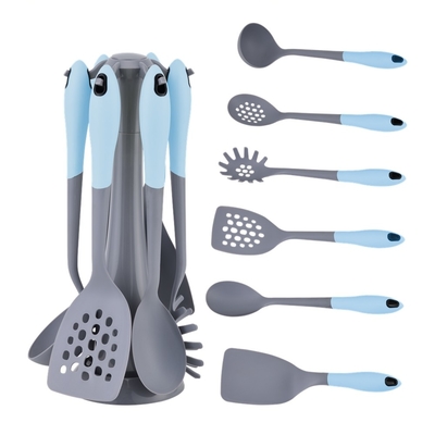 Conjunto de utensílios de cozinha essenciais Ferramentas de cozinha antiaderentes para utensílios de cozinha de silicone