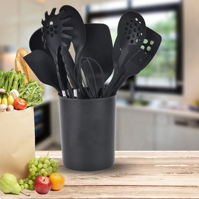 Conjunto de utensílios de cozinha essenciais Ferramentas de cozinha antiaderentes para utensílios de cozinha de silicone