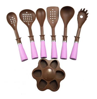 Home Kitchen Set de ferramentas de cozinha de nylon Kitchen Set de utensílios de cozinha antiaderente com certificação ISO9001