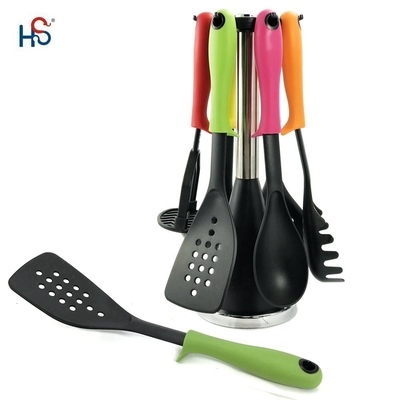 Eco-Friendly Solid Spoon Food Turner Spatula Slotted Spoon Whisk Acacia Silicon utensílios de cozinha
