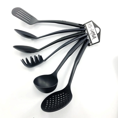 Conjunto de ferramentas de cozinha de nylon para produção de colheres de salada e ferramentas de mesa de cozinha verde