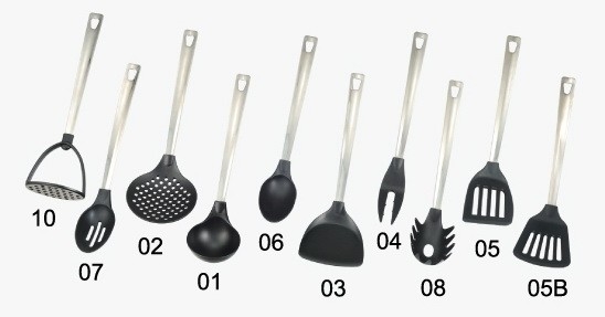Conjunto de utensílios de cozinha antiaderente para uma experiência de cozinha sustentável e flexível