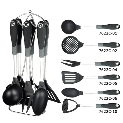 Utensílios de cozinha flexíveis definidos para qualquer cor utensílios de cozinha e design resistentes ao calor