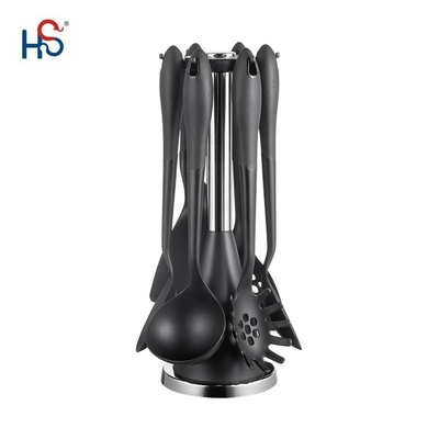Set de utensílios de cozinha antiaderente de 6 unidades com espátula/ladel/tornador resistente ao calor