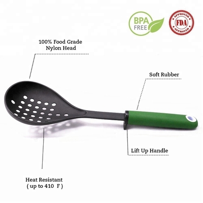 Set de utensílios de cozinha de nylon de impressão de seda perfeito para ferramentas e acessórios de cozinha