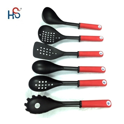 Set de utensílios de cozinha de nylon de impressão de seda perfeito para ferramentas e acessórios de cozinha