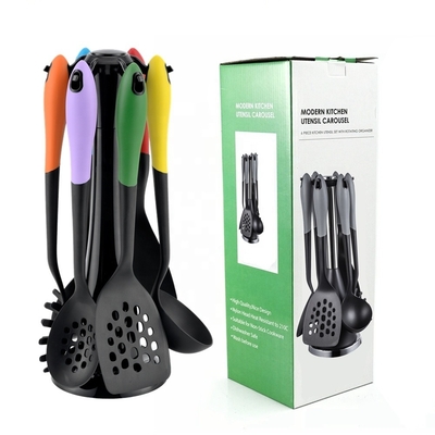 Melhor Kitchen Utensil Set 7PCS Nylon Sustentável e utensílios de cozinha personalizados