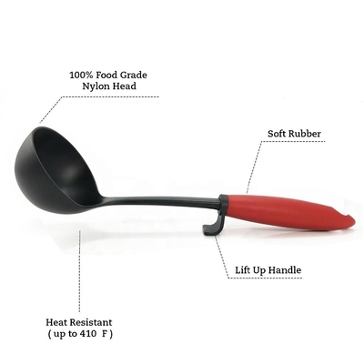 Conjuntos de utensílios de cozinha de nylon para cozinhar em casa Colheres Turner Skimmer Spatula Pasta Server