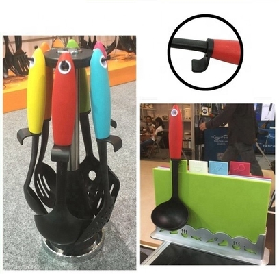 Conjuntos de utensílios de cozinha de nylon para cozinhar em casa Colheres Turner Skimmer Spatula Pasta Server
