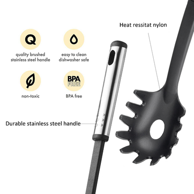 Ferramentas e equipamentos de cozinha utensílios de cozinha de nylon não adesivos conjunto com utensílios Tipo