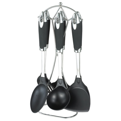 Aparelhos de cozinha 6 peças utensílios de cozinha conjunto para cozinhar a temperatura de 210C certificado ISO9001