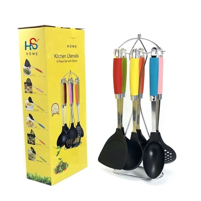 7PCS Conjunto de utensílios de cozinha domésticos Amostra para acessórios essenciais de cozinha ODM ou OEM