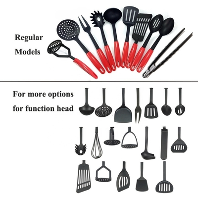 ABS Handle Non Stick Chef utensílios de cozinha para cozinha colorida e ecológica