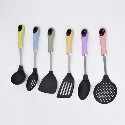 Conjunto de utensílios domésticos de cozinha com ferramentas de cozinha antiaderentes e alça de aço inoxidável