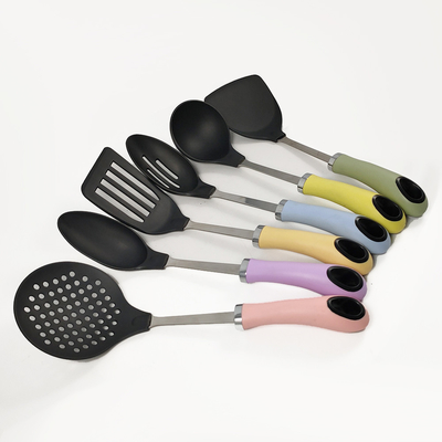Conjunto de utensílios domésticos de cozinha com ferramentas de cozinha antiaderentes e alça de aço inoxidável