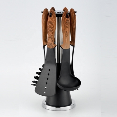 Conjunto de ferramentas de utensílios de cozinha não pegajosos sustentáveis Acessórios de dispositivos de cozinha resistentes ao calor