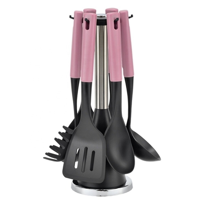 7 peças utensílios de cozinha utensílios de cozinha com alças de cor durável e resistente ao calor