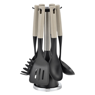 7 peças utensílios de cozinha utensílios de cozinha com alças de cor durável e resistente ao calor