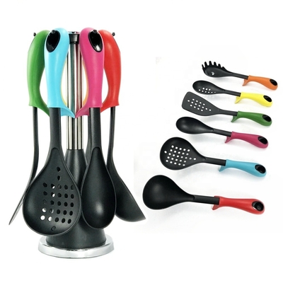 Ferramentas de cozinha antiaderentes a altas temperaturas de 210 graus para cozinha colorida e utensílios domésticos