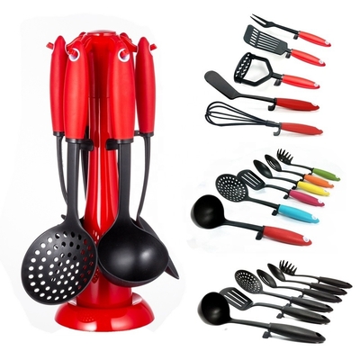 210pcs utensílios de cozinha conjunto com material de nylon resistente ao calor ferramentas de cozinha bonitas