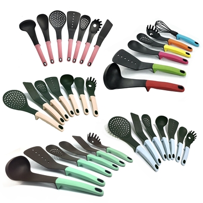 Conjunto de utensílios de cozinha de nylon compacto para sua cozinha