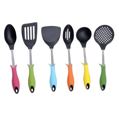 Aparelhos de cozinha de suporte rotativo sustentável utensílios de cozinha de nylon com desempenho